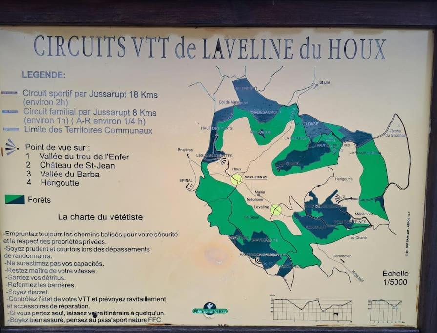 Gite Spa "La Foret Argentee" Proche Gerardmer Laveline-du-Houx Exteriör bild